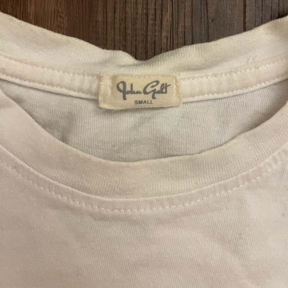 Cotton Cropped Brandy Melville Tee With Stripes - Picture 3 of 3